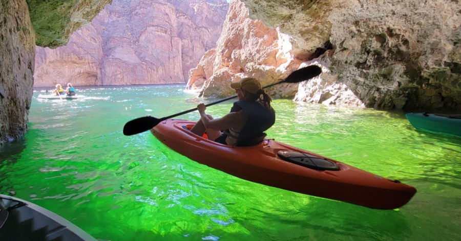 Tour photo: From Las Vegas: Emerald Cave Kayak Tour with Hotel Pickup